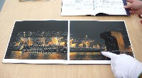 Toine Horvers, 'Panorama Bakkum - Dag, Nacht', twee boeken met foto's/computerprints, beschreven met grafietpotlood, in rode cassette 27.5 x 35 cm.; eig. Jasper Büdel
PHŒBUS•Rotterdam
